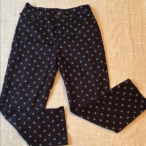 Ralph Lauren Nautical Print Black Pants